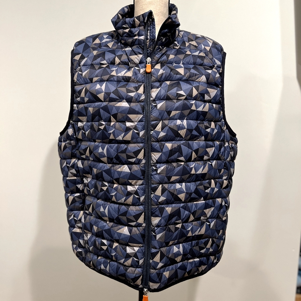 Save the duck geometry vest w/bag